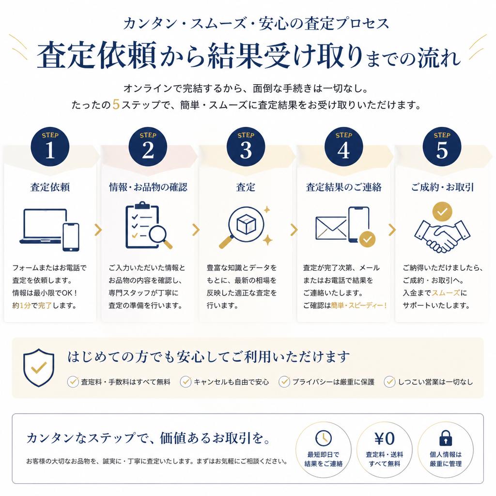 2. 無料査定の流れ
