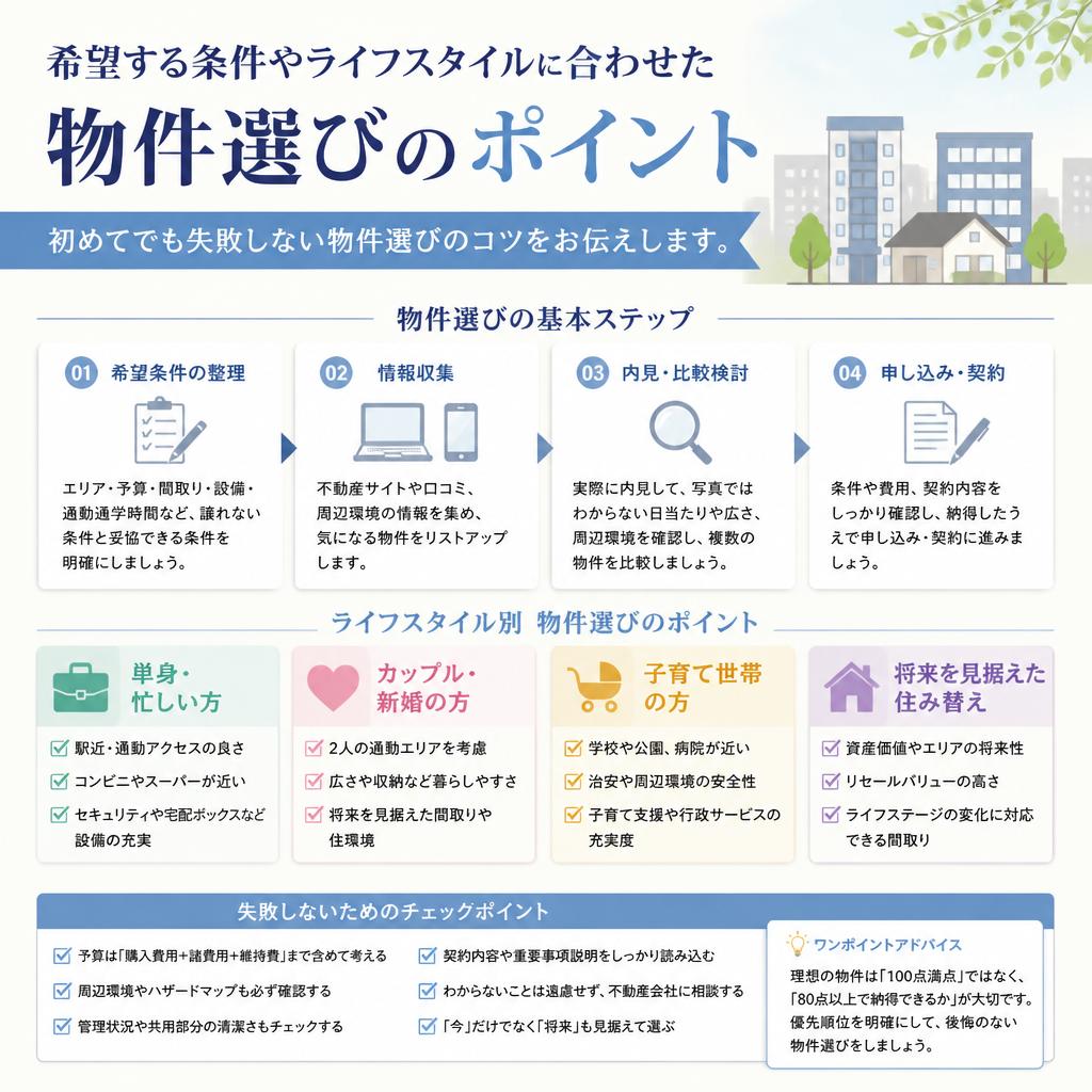 物件選びのポイント