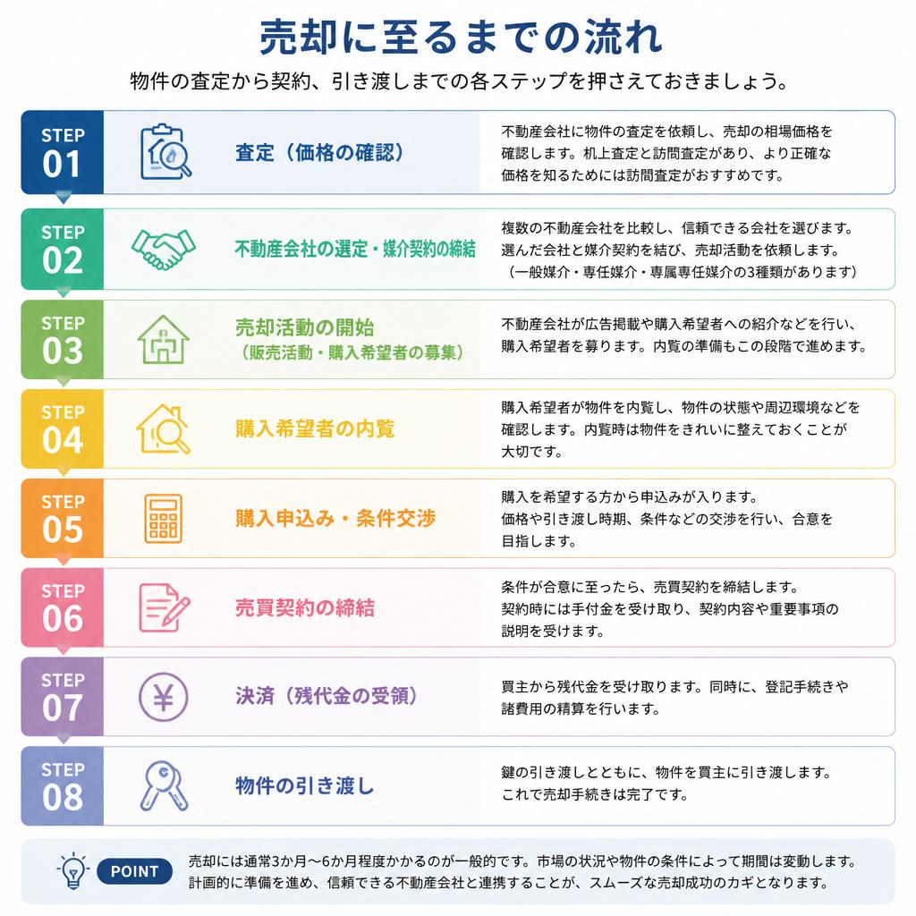 不動産売買の基本ステップ