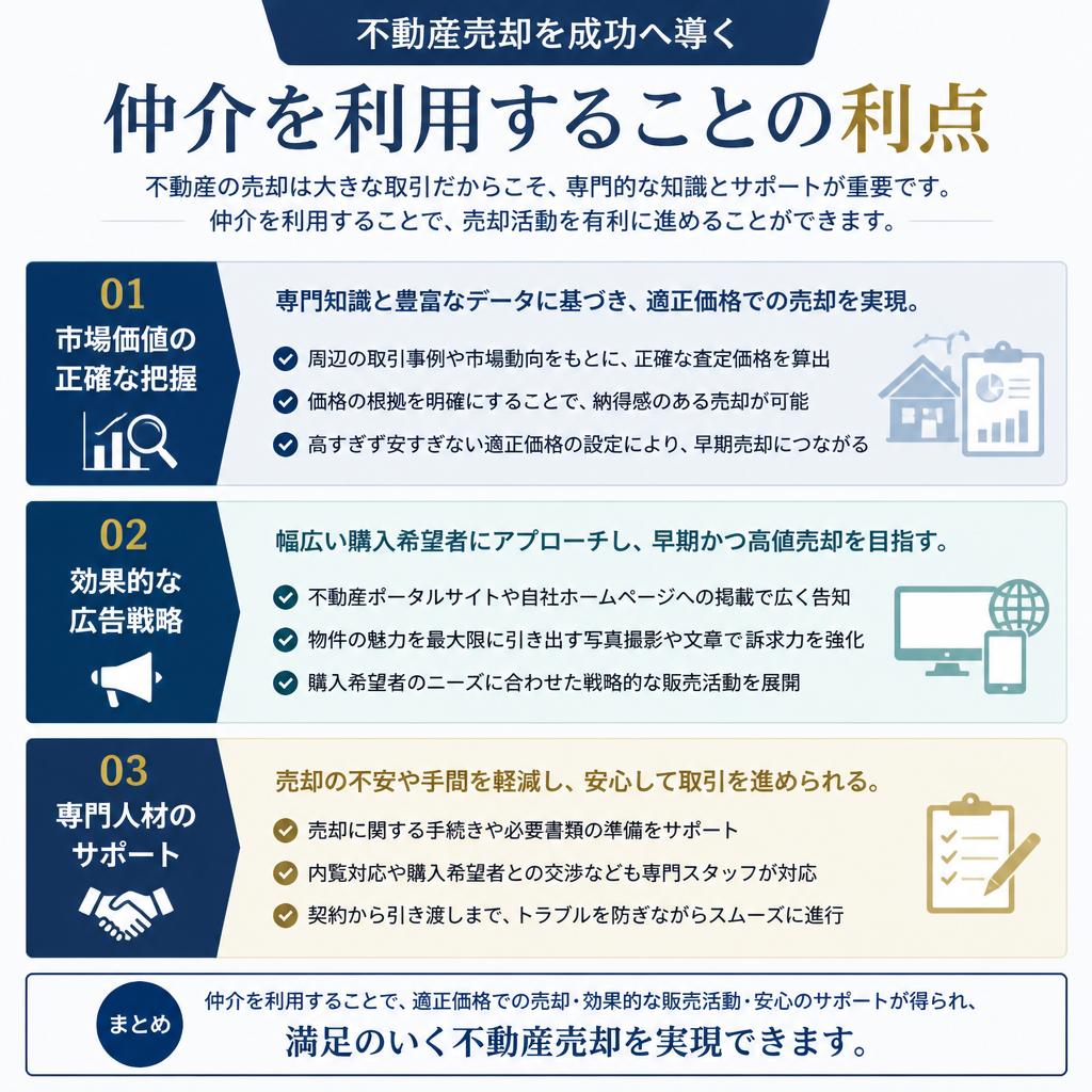 仲介のメリット