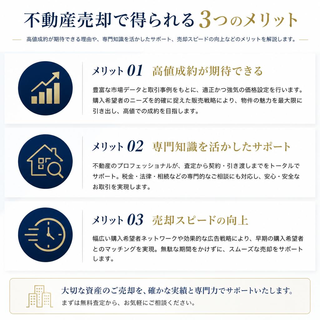 仲介のメリット