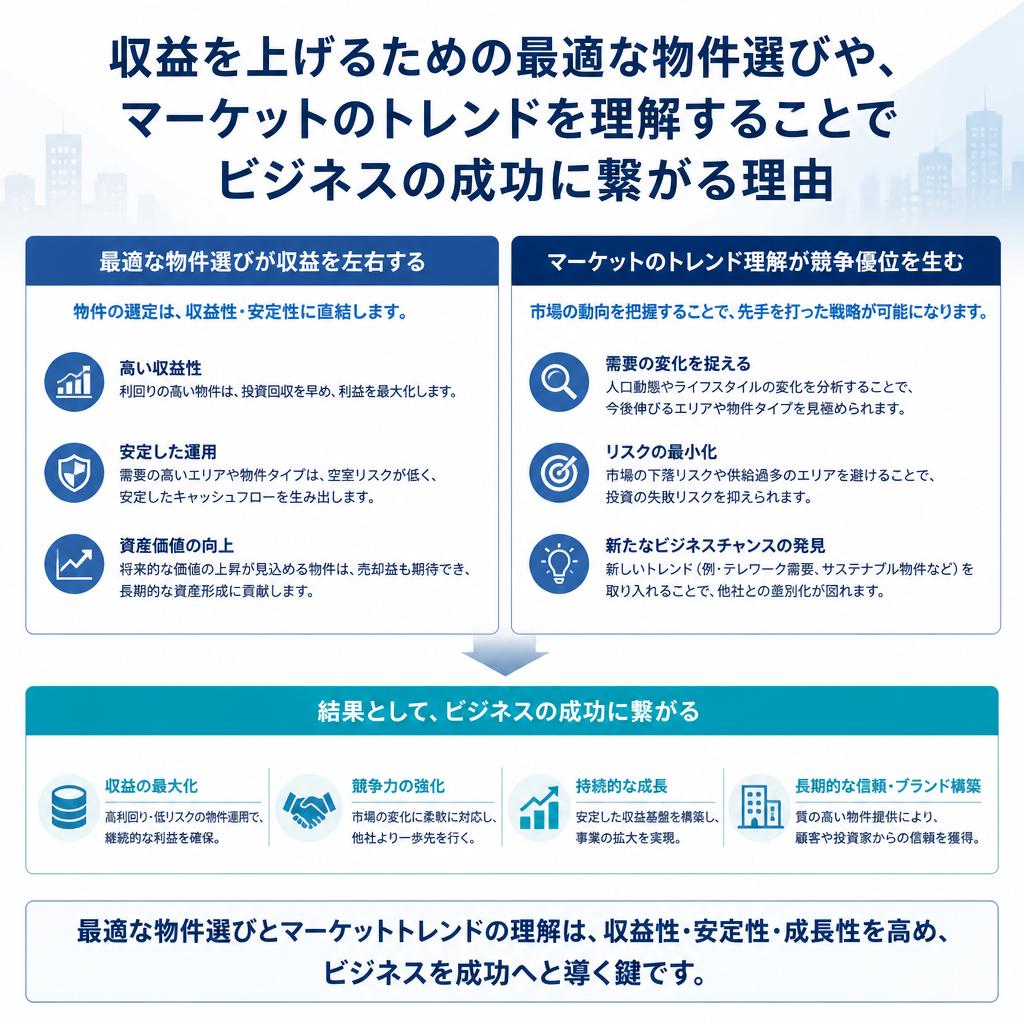 なぜ事業用不動産の売買が重要なのか