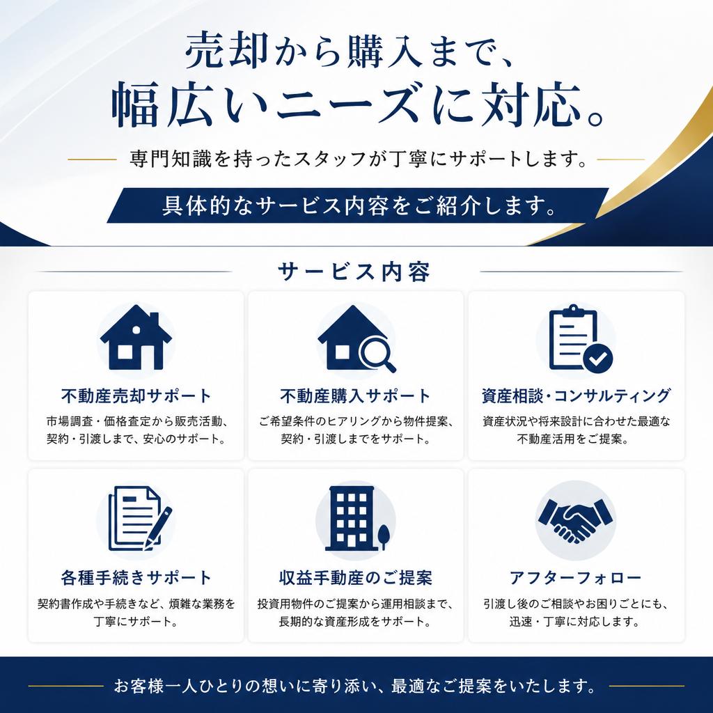 私たちのサポート内容