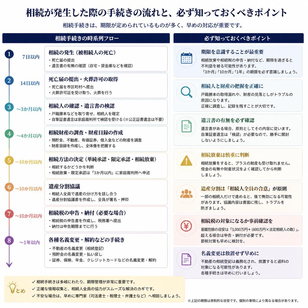 相続手続きの流れ