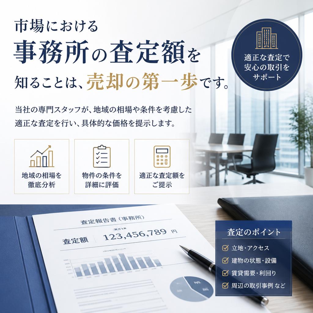 あなたの事務所の査定金額は？