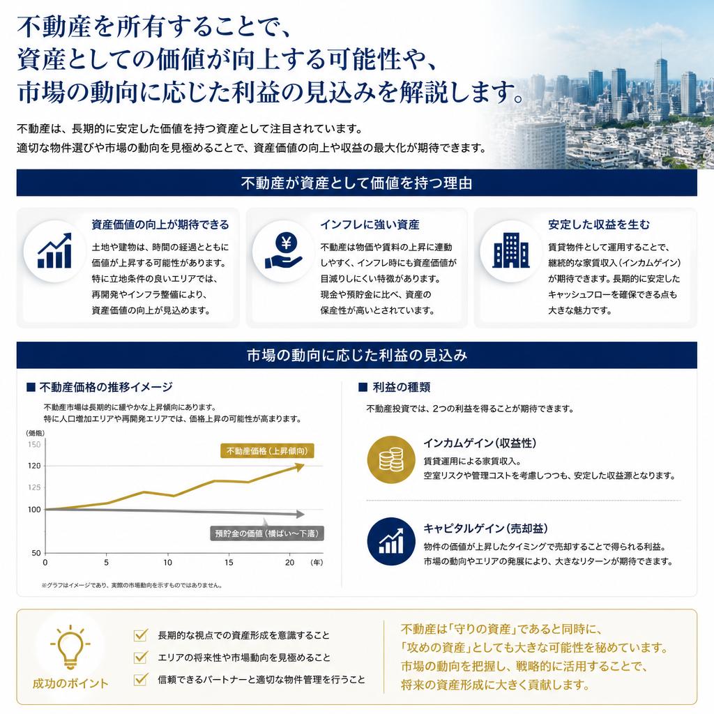 2. 資産価値の向上が期待できる