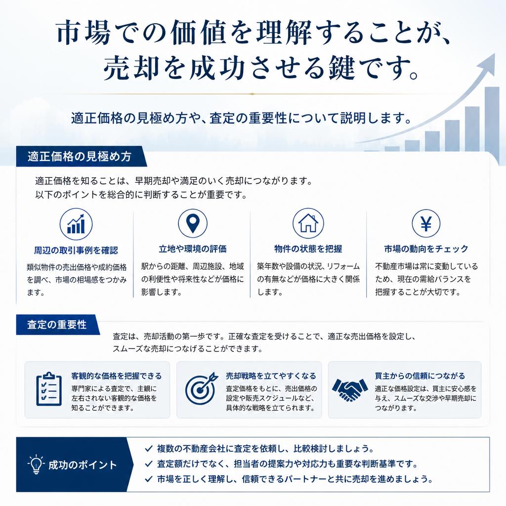市場価格の見直しに重要なポイント