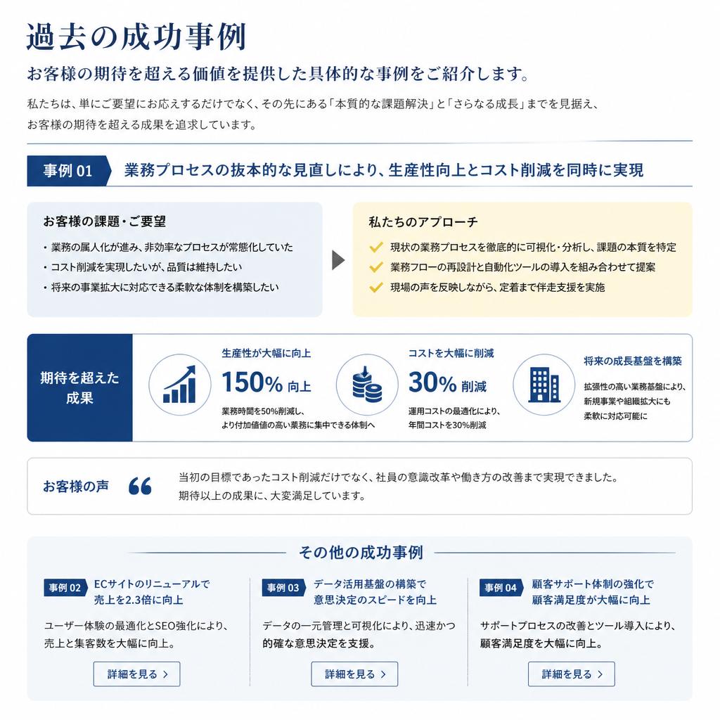 成功事例の紹介