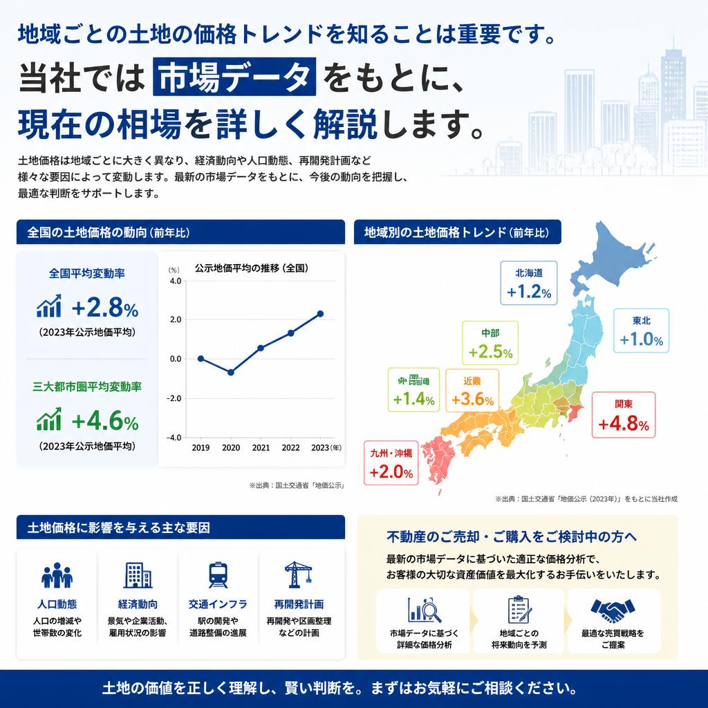 土地の価格トレンド