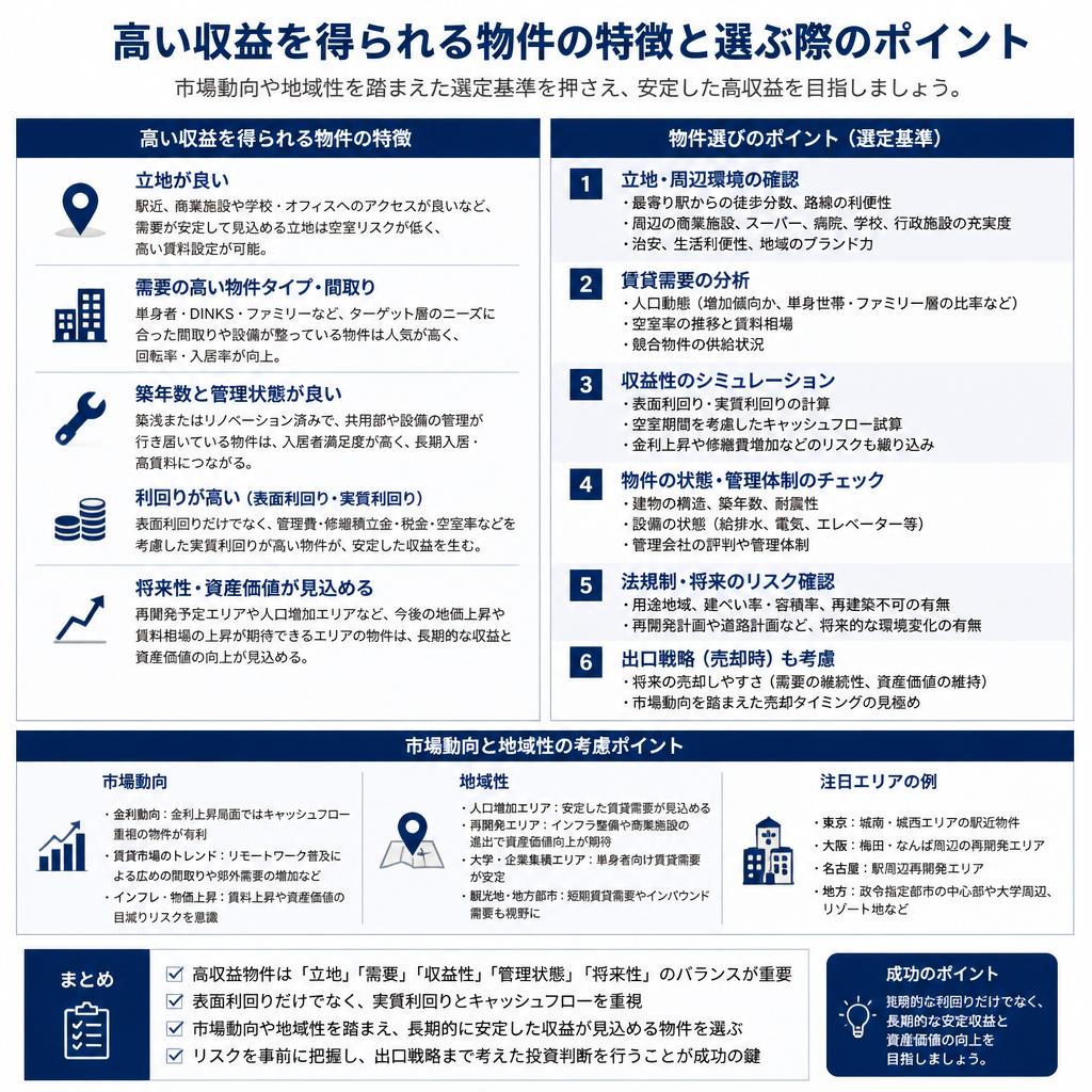 収益物件の選び方