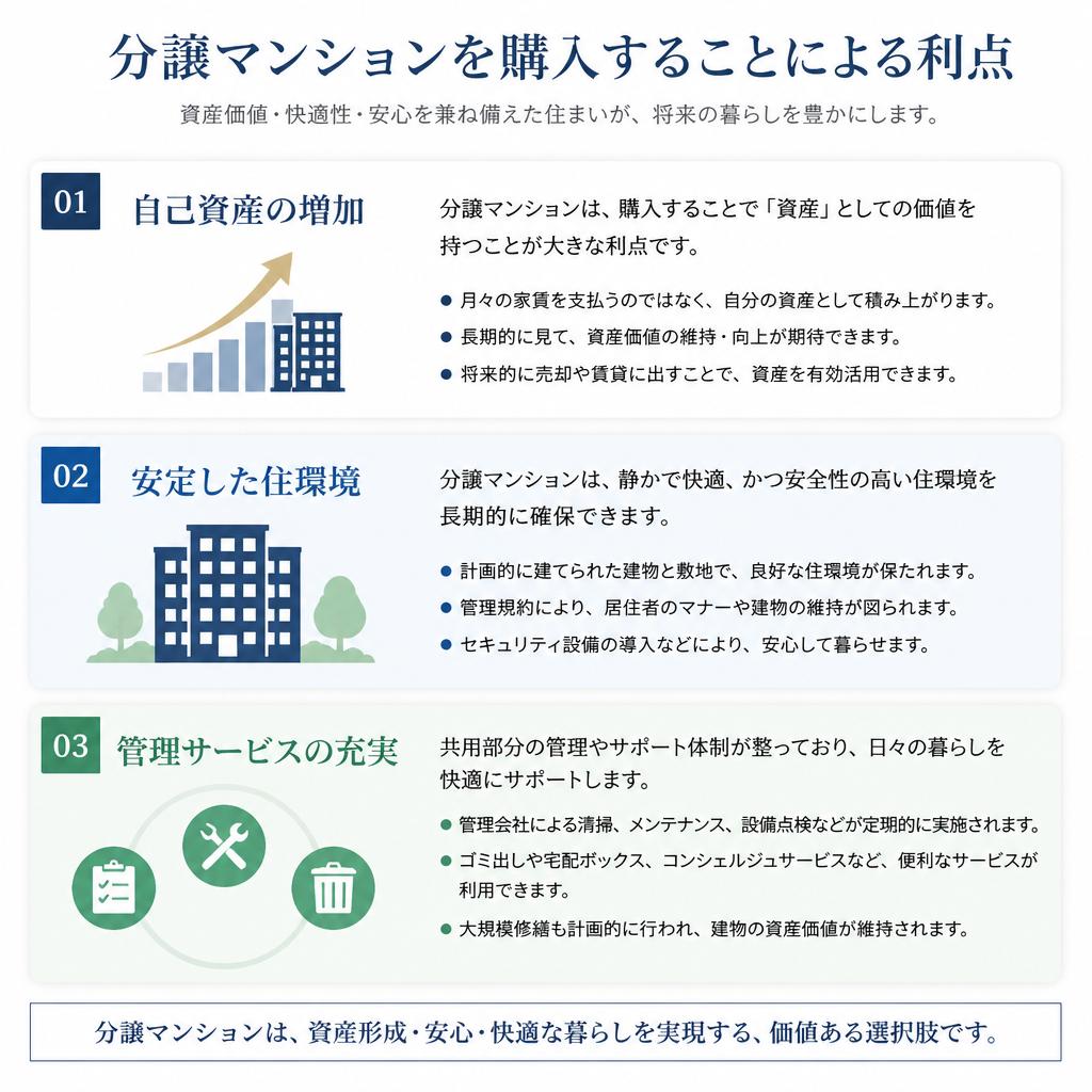 分譲マンションの利点